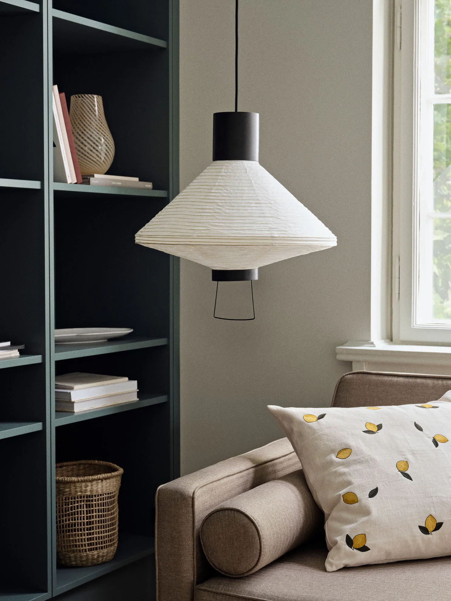 Lemon pudebetræk 50x50 cm, Golden yellow Broste Copenhagen