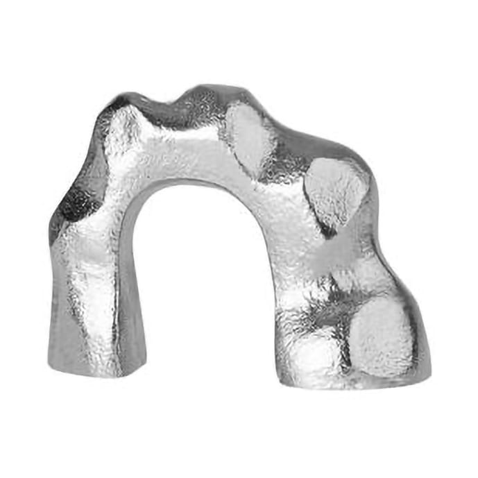 Lumos lysestage 7x9,5 cm - Metal Finish - Broste Copenhagen