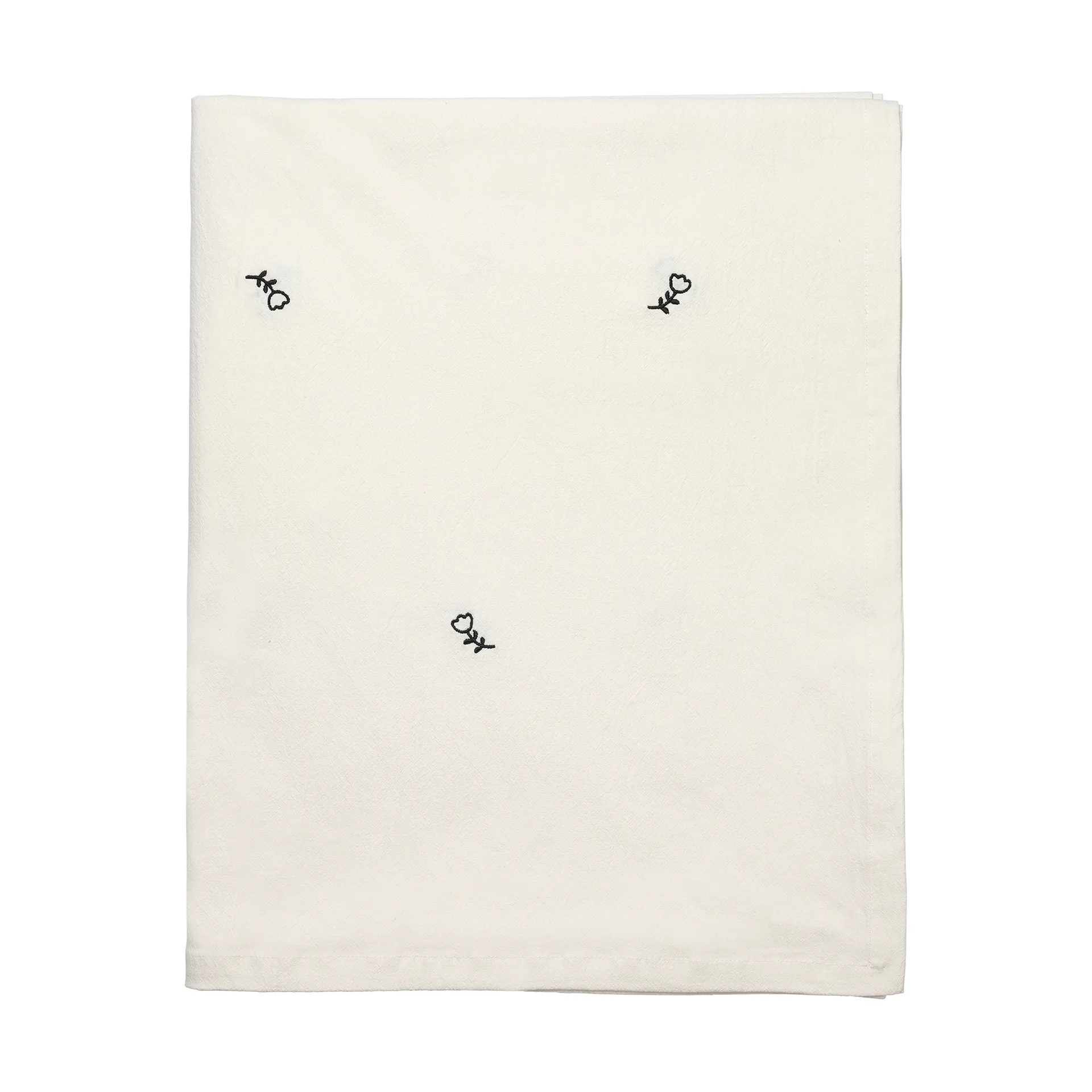 Mai borddug, 160x200 cm, black-off white Broste Copenhagen