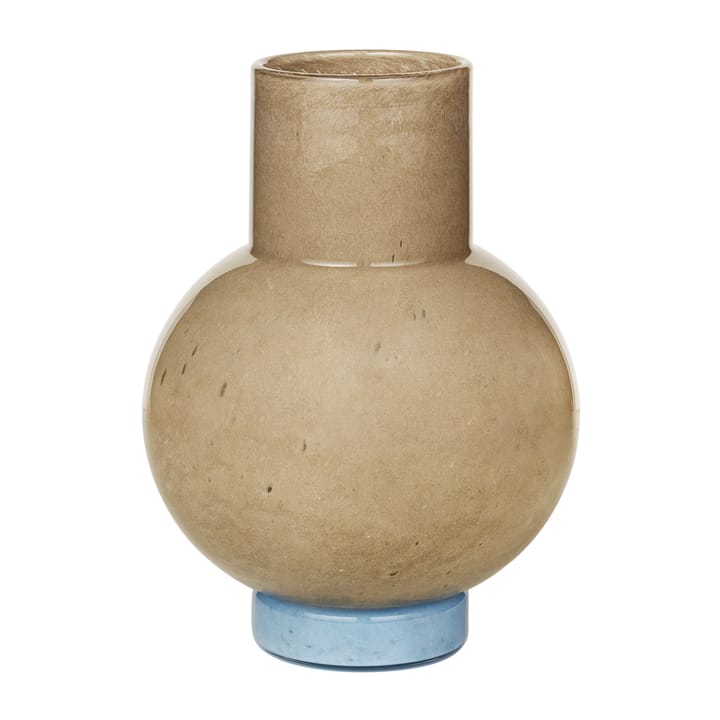 Mari vase 27 cm, Taupe/Seranity light blue Broste Copenhagen
