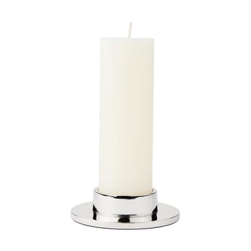 Maro lysestage til bloklys - Silver Finish, 4 cm - Broste Copenhagen