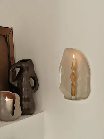 Mie væglysestage 20x30 cm - Grey - Broste Copenhagen