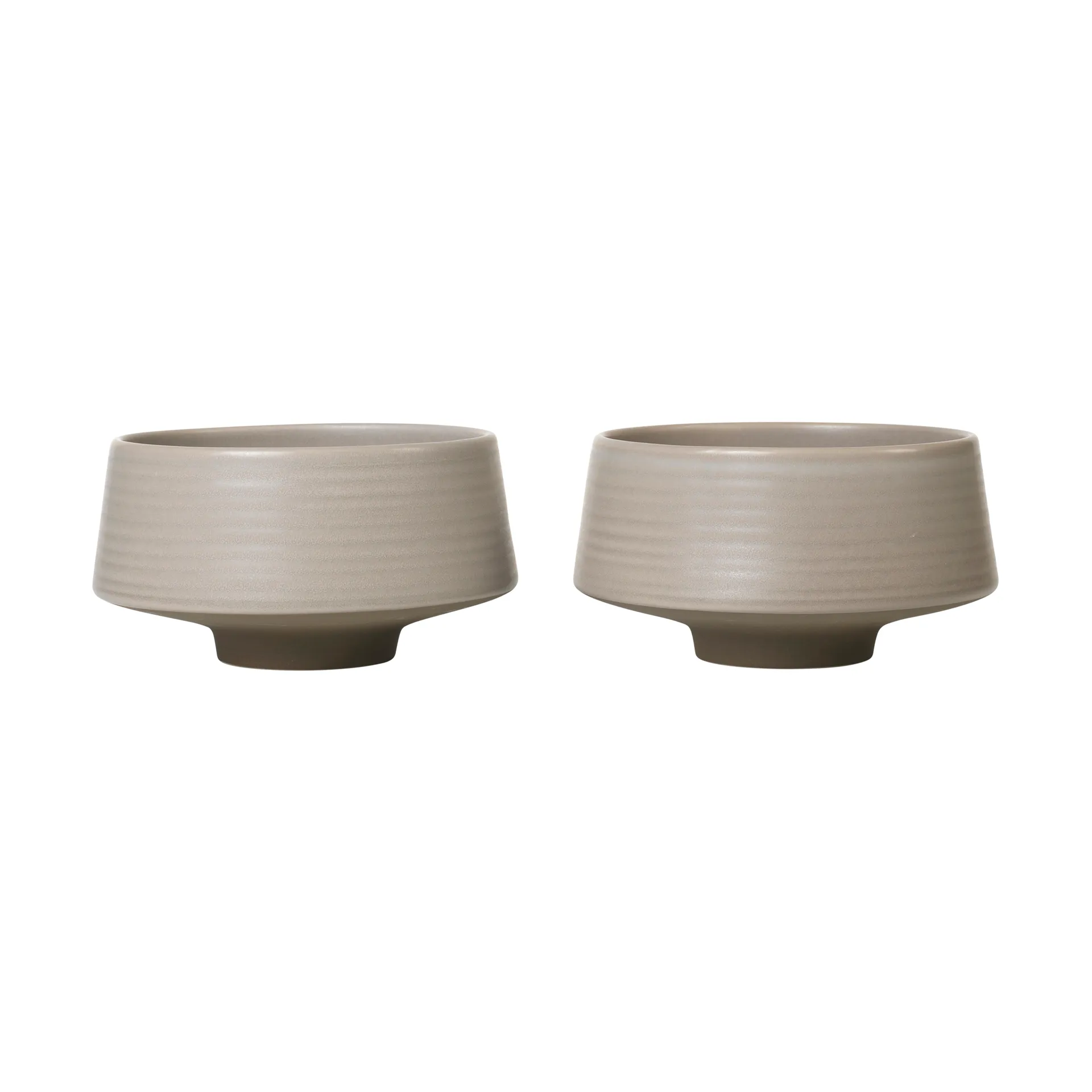 Miko skål Ø14 cm 2-pak, Warm grey Broste Copenhagen