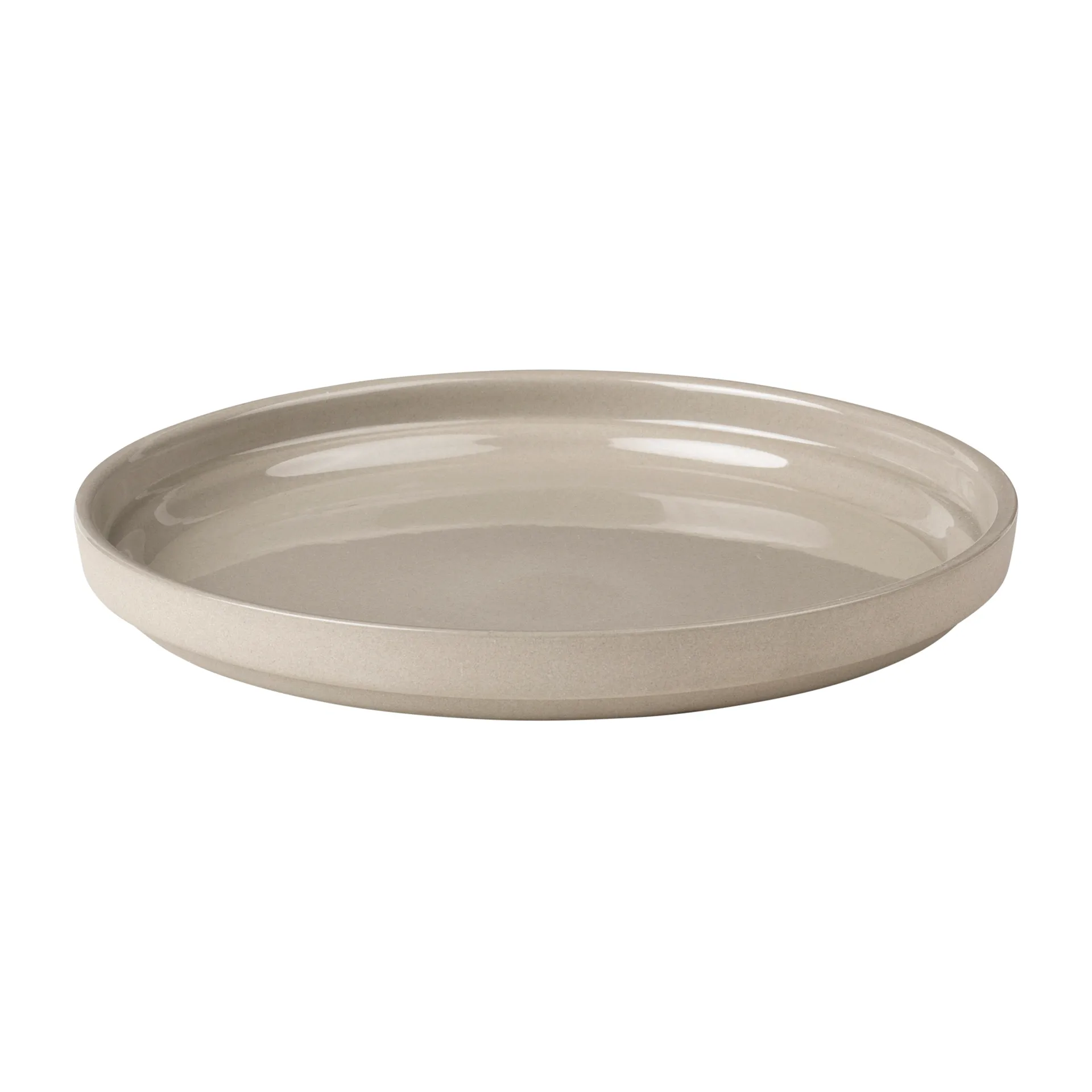 Nordic Bistro desserttallerken Ø21 cm, Raw beige Broste Copenhagen