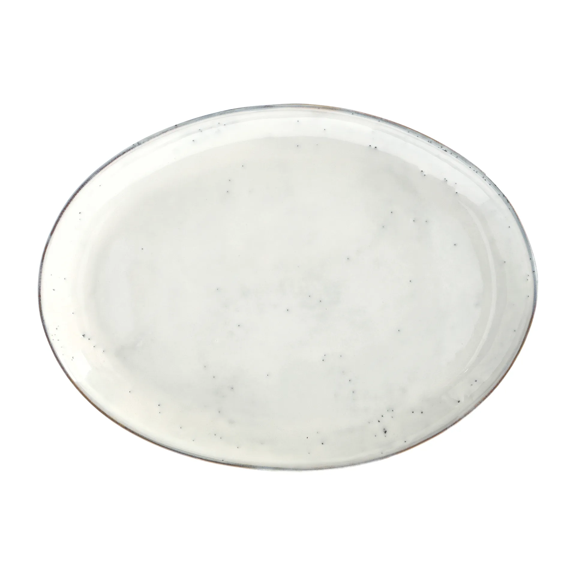 Nordic Sand ovalt fad, 26,5 x 35,5 cm Broste Copenhagen