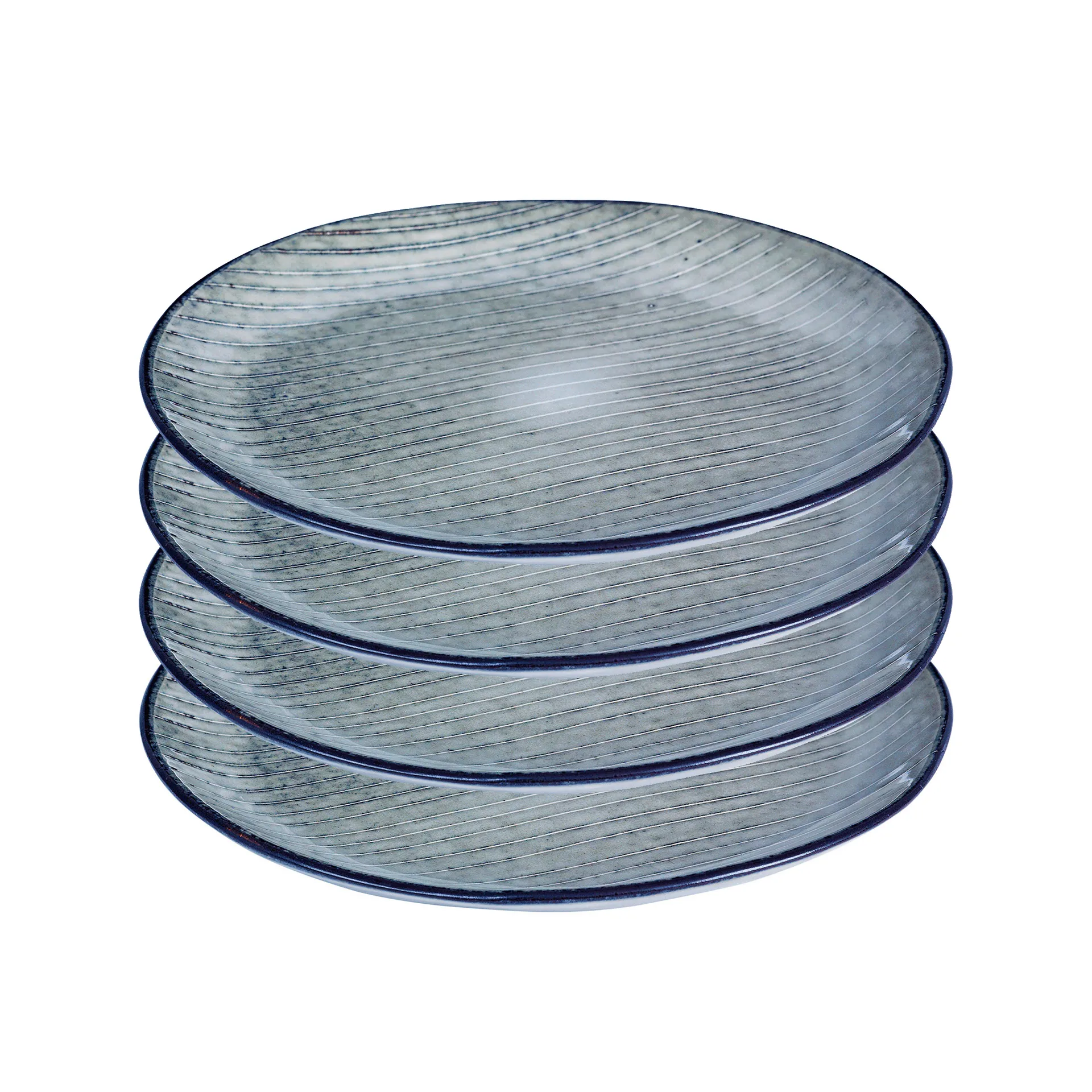 Broste Copenhagen Nordic sea tallerken, 4 stk Ø 20 cm