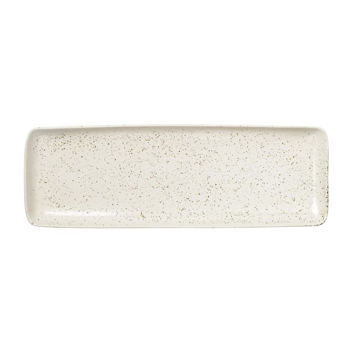Nordic Vanilla fad rektangulært 12,5x35 cm, Cream with grains Broste Copenhagen