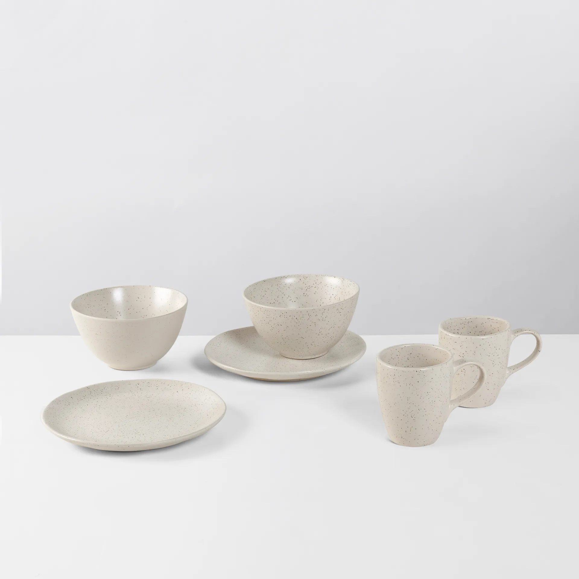 Nordic Vanilla morgenmadssæt til to, 6 dele Broste Copenhagen