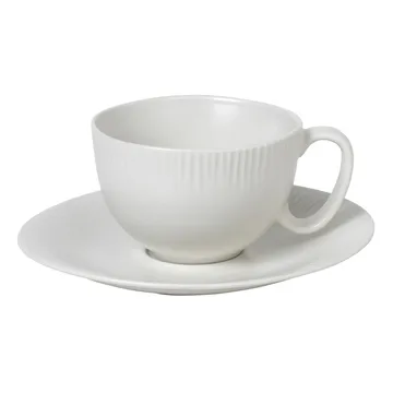 Sandvig kop med underkop soft white - 12,5 cl - Broste Copenhagen