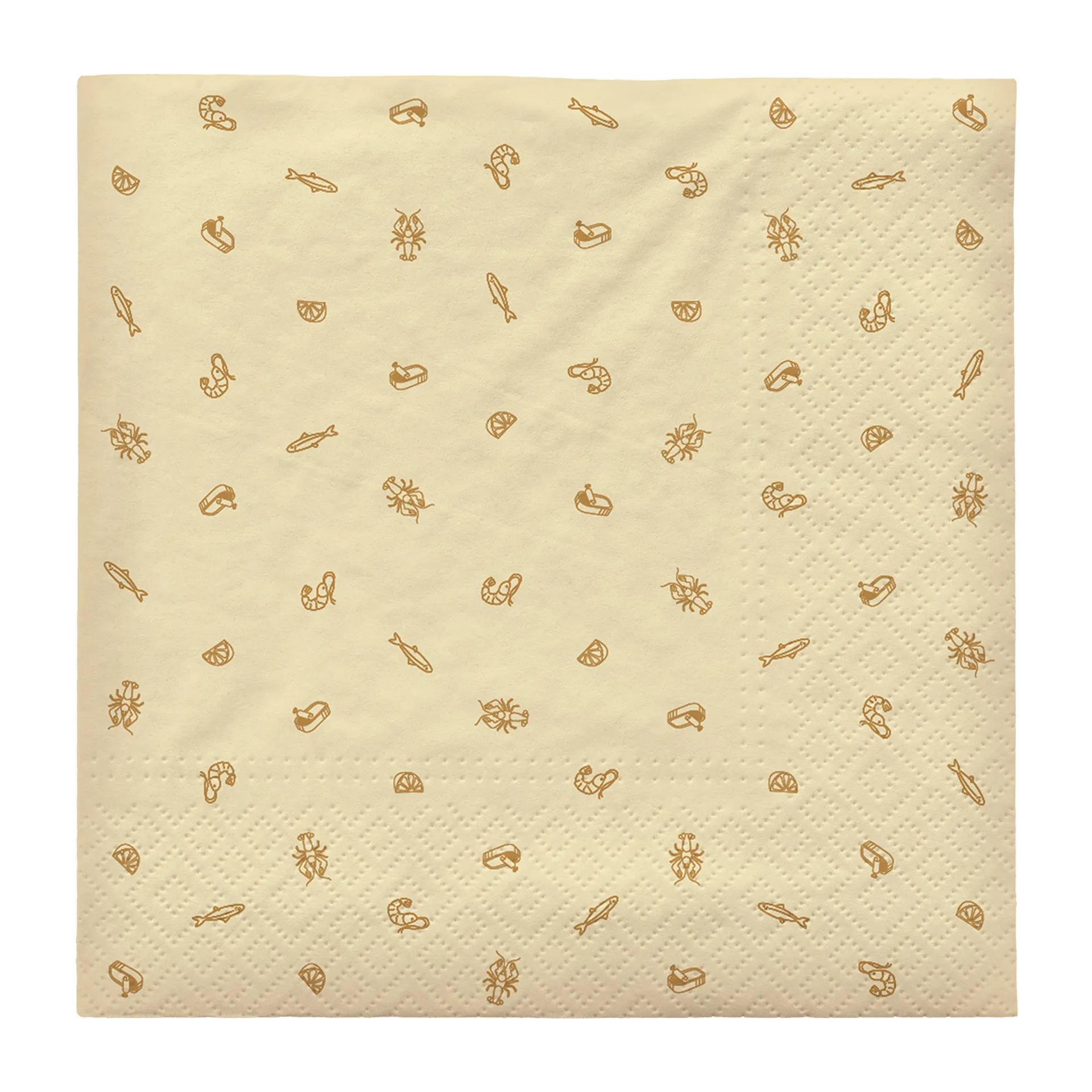 Sea servietter 33x33 cm 20-pak, Fall yellow Broste Copenhagen