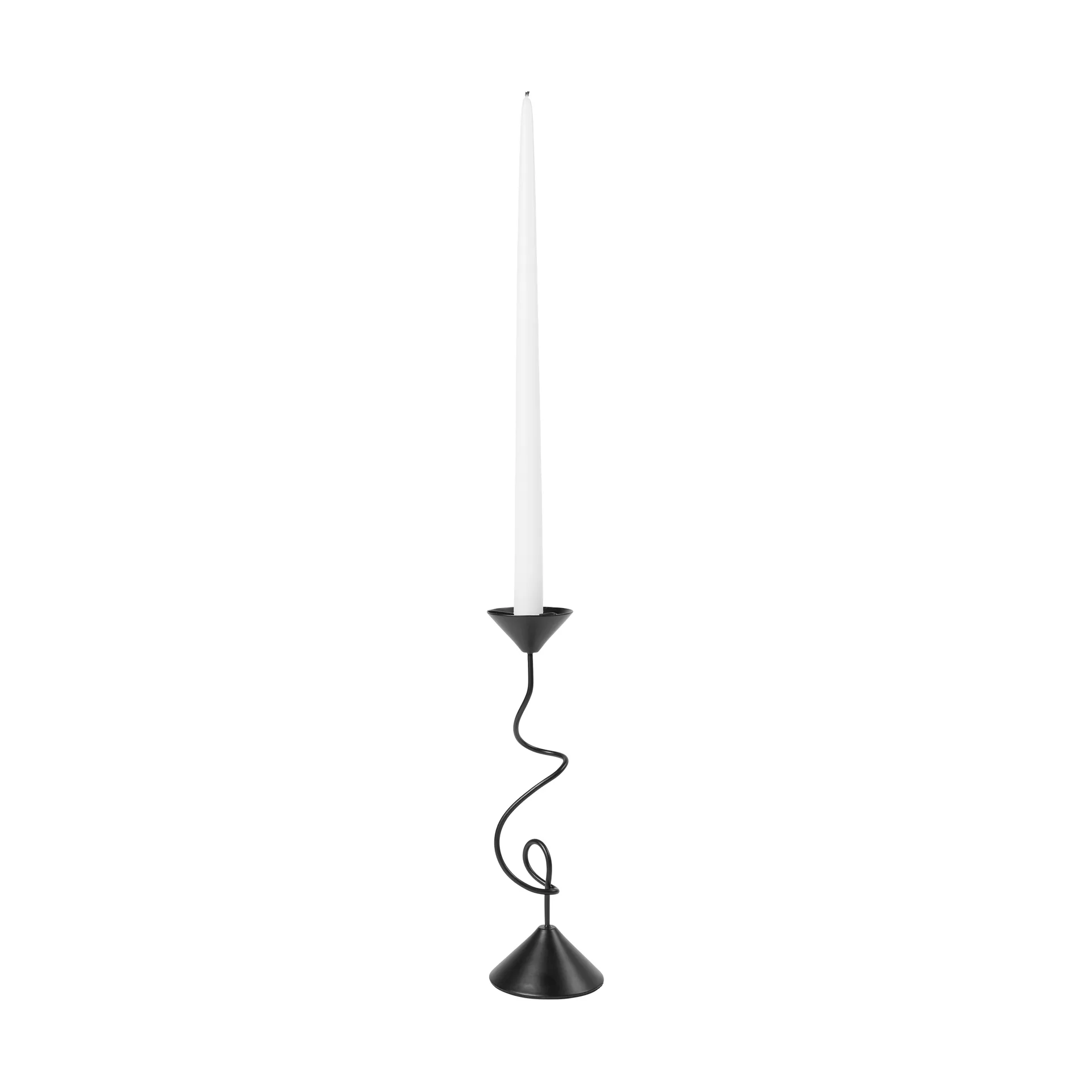 Selma lysestage 26,5 cm, Black Broste Copenhagen