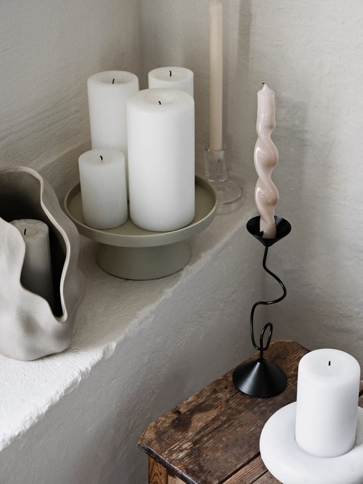 Selma lysestage 26,5 cm, Black Broste Copenhagen