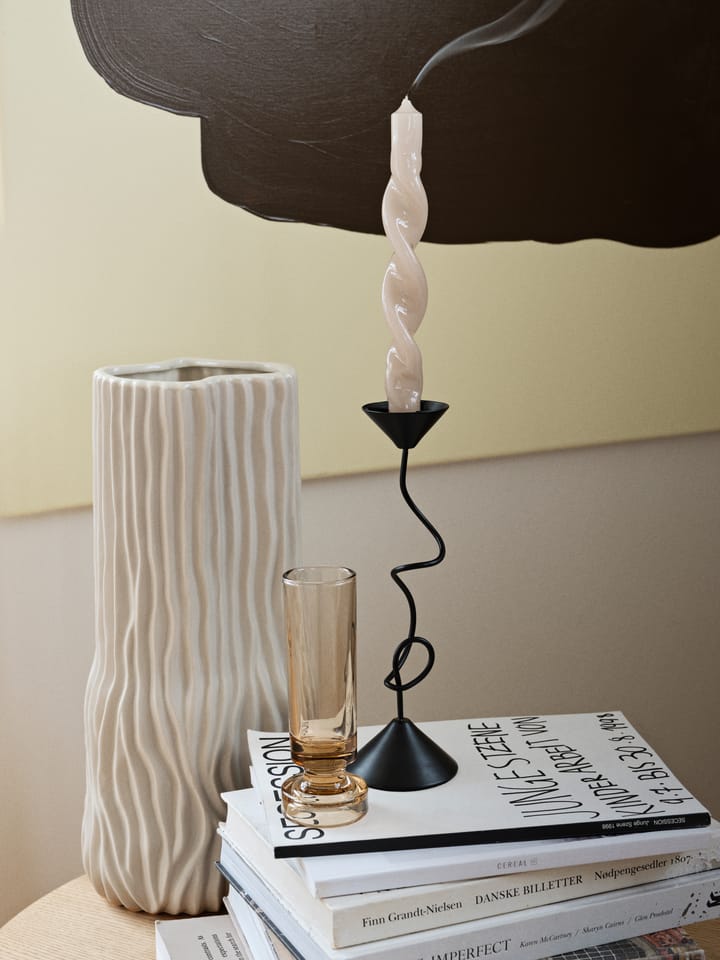 Selma lysestage 26,5 cm, Black Broste Copenhagen