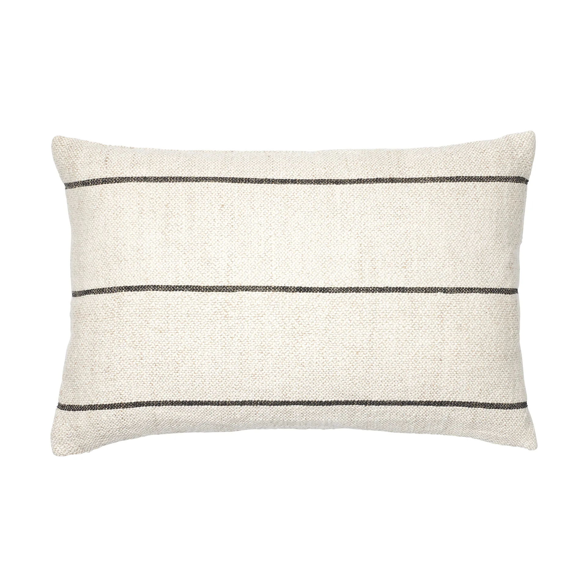 Sigrid Pudebetræk 40x60 cm, Light beige-black Broste Copenhagen