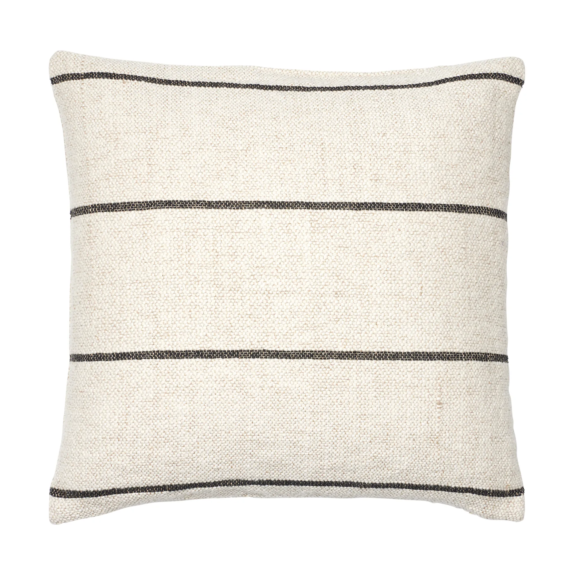 Sigrid pudebetræk 50x50 cm, Light beige-black Broste Copenhagen