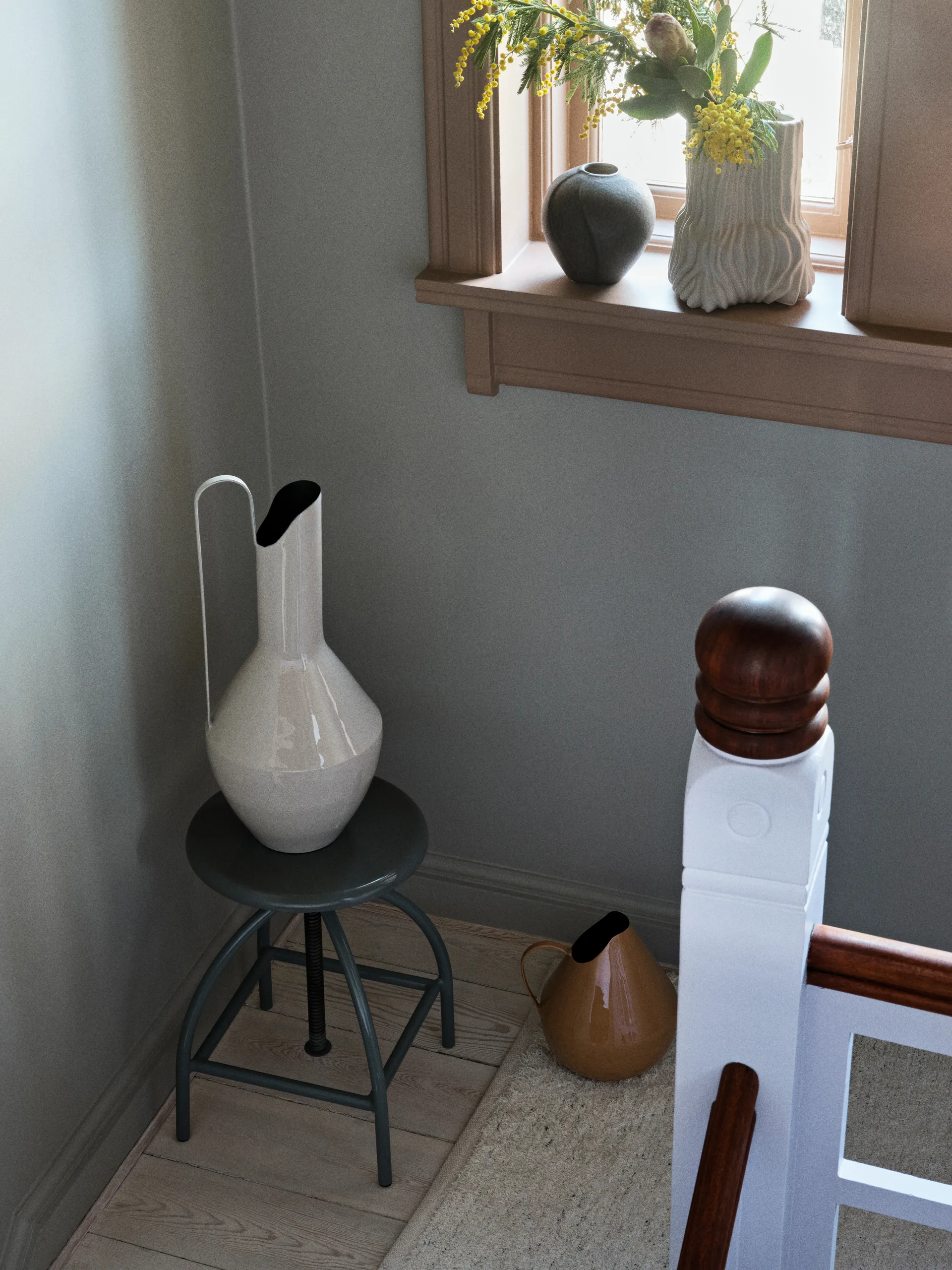 Smilla tæppe 70x140 cm, Off white Broste Copenhagen