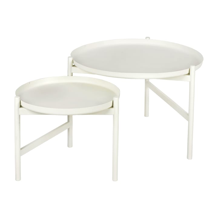 Turner table sidebord Ø70 cm, White Broste Copenhagen