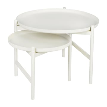 Turner table sidebord Ø70 cm - White - Broste Copenhagen