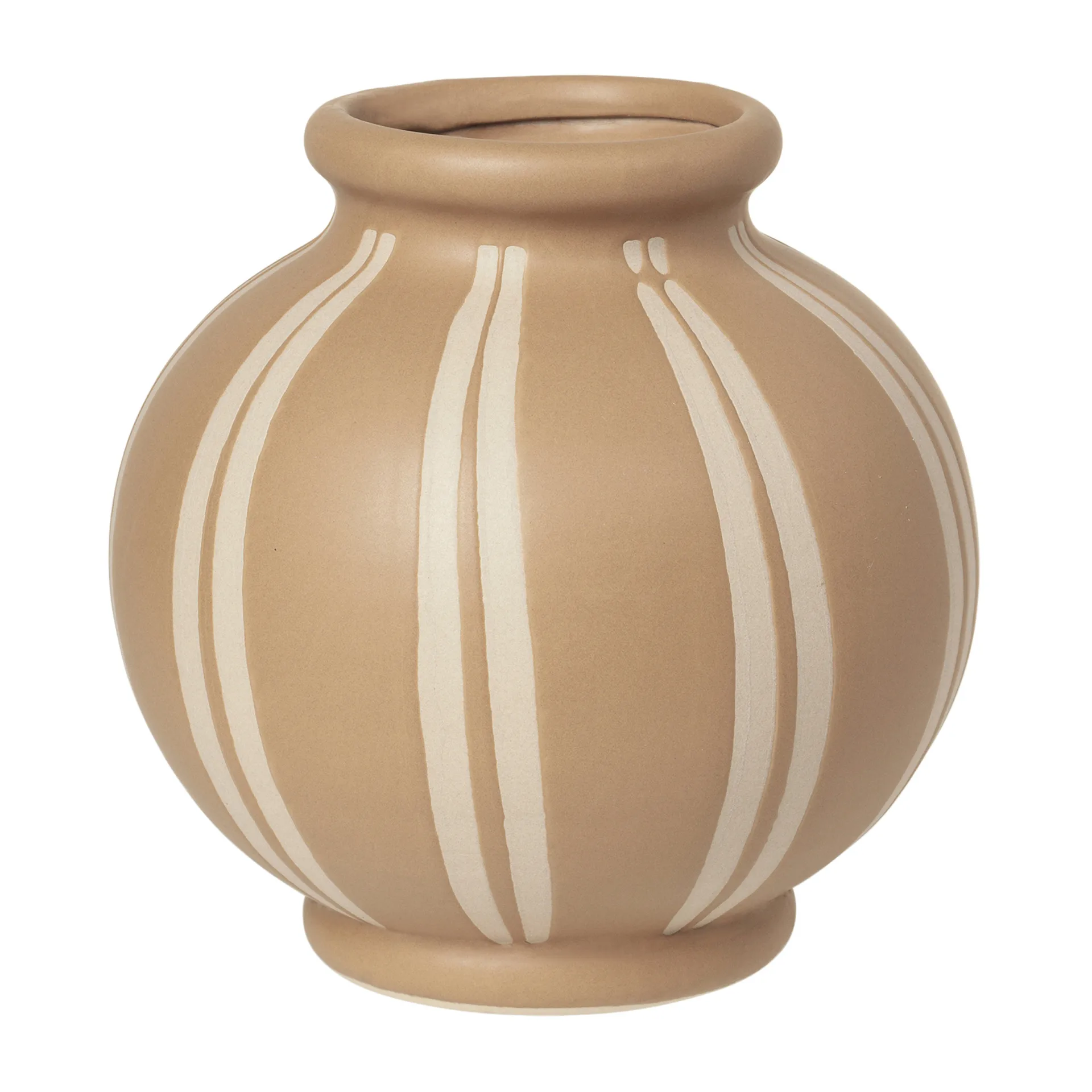 Wilma vase 17,8 cm, Meerkat/Rainy day Broste Copenhagen