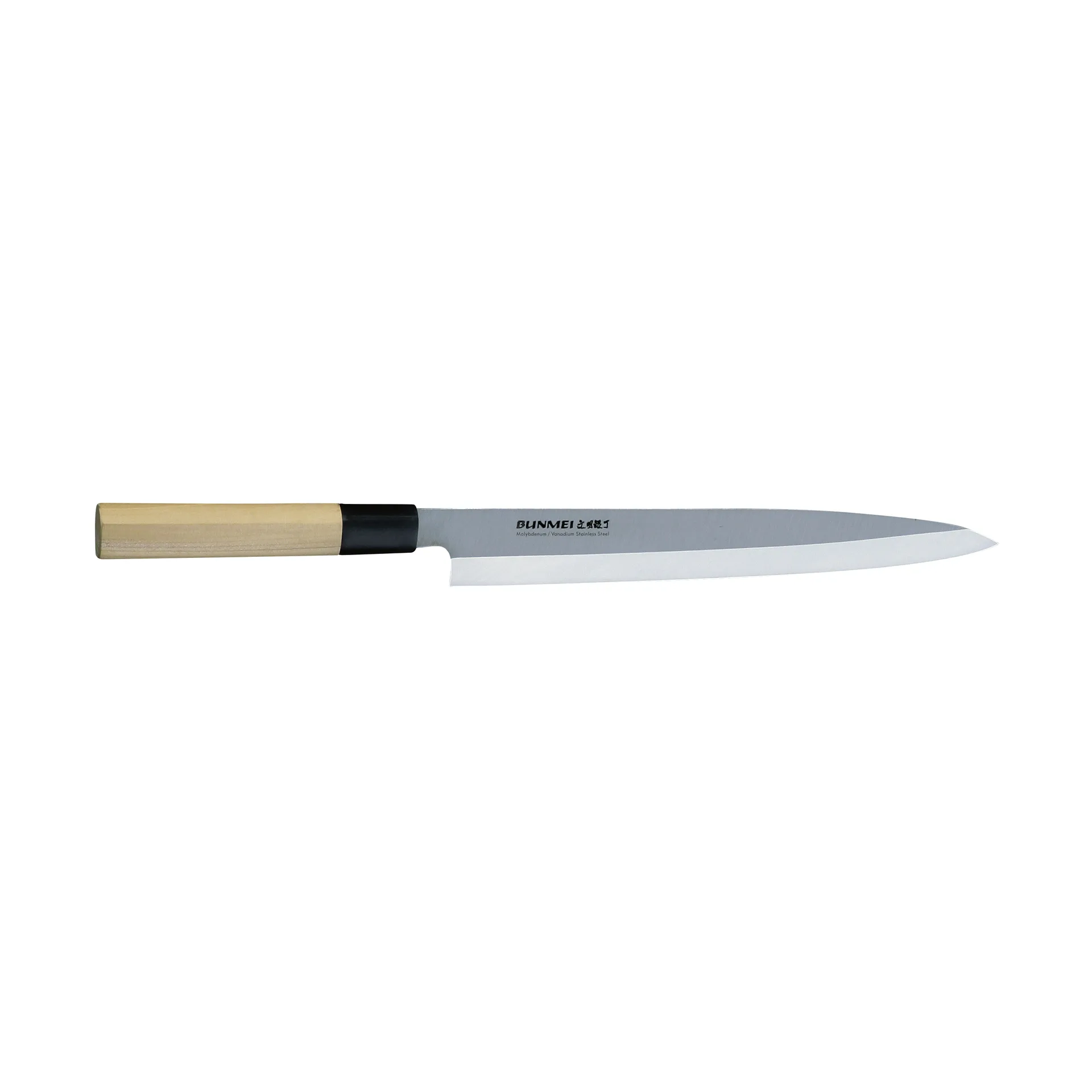 Bunmei yanagi sashimikniv enkeltslebet 27 cm, Rustfrit stål Bunmei