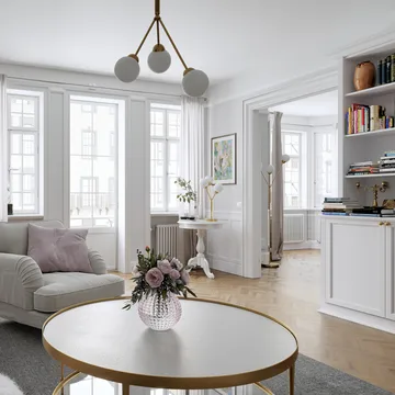 3Some loftslampe - Antikguld - By Rydéns