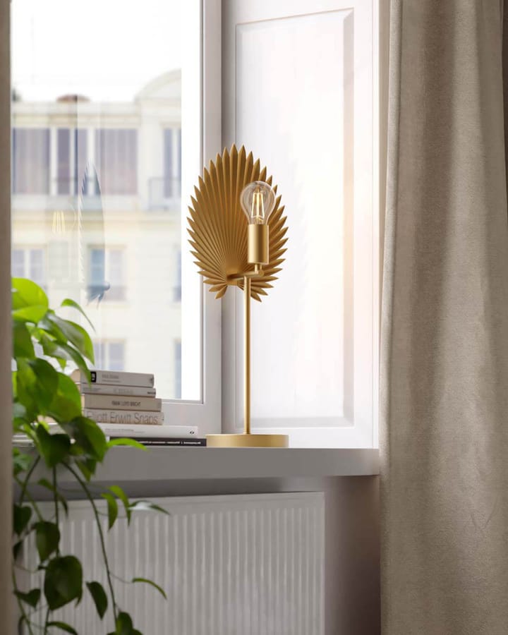 Aruba bordlampe 55 cm, Mat guld By Rydéns
