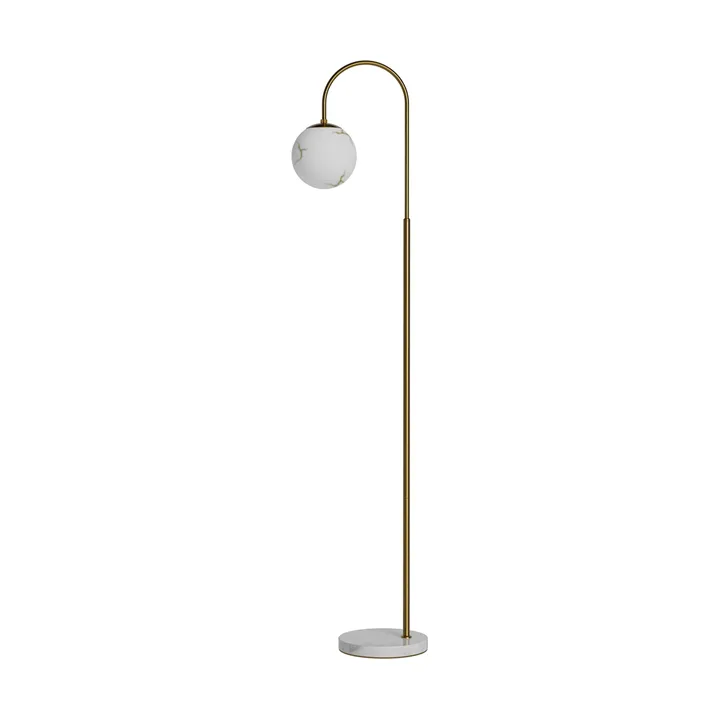 Bellagio gulvlampe 163 cm - Messing-hvid - By Rydéns