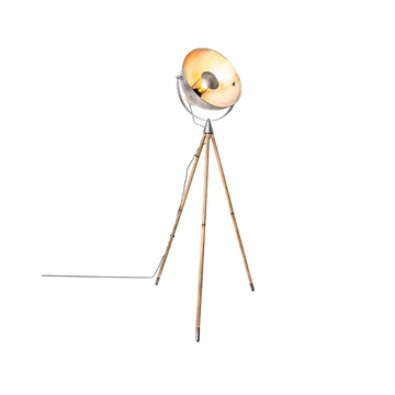 Buckler gulvlampe - antiksølv - By Rydéns