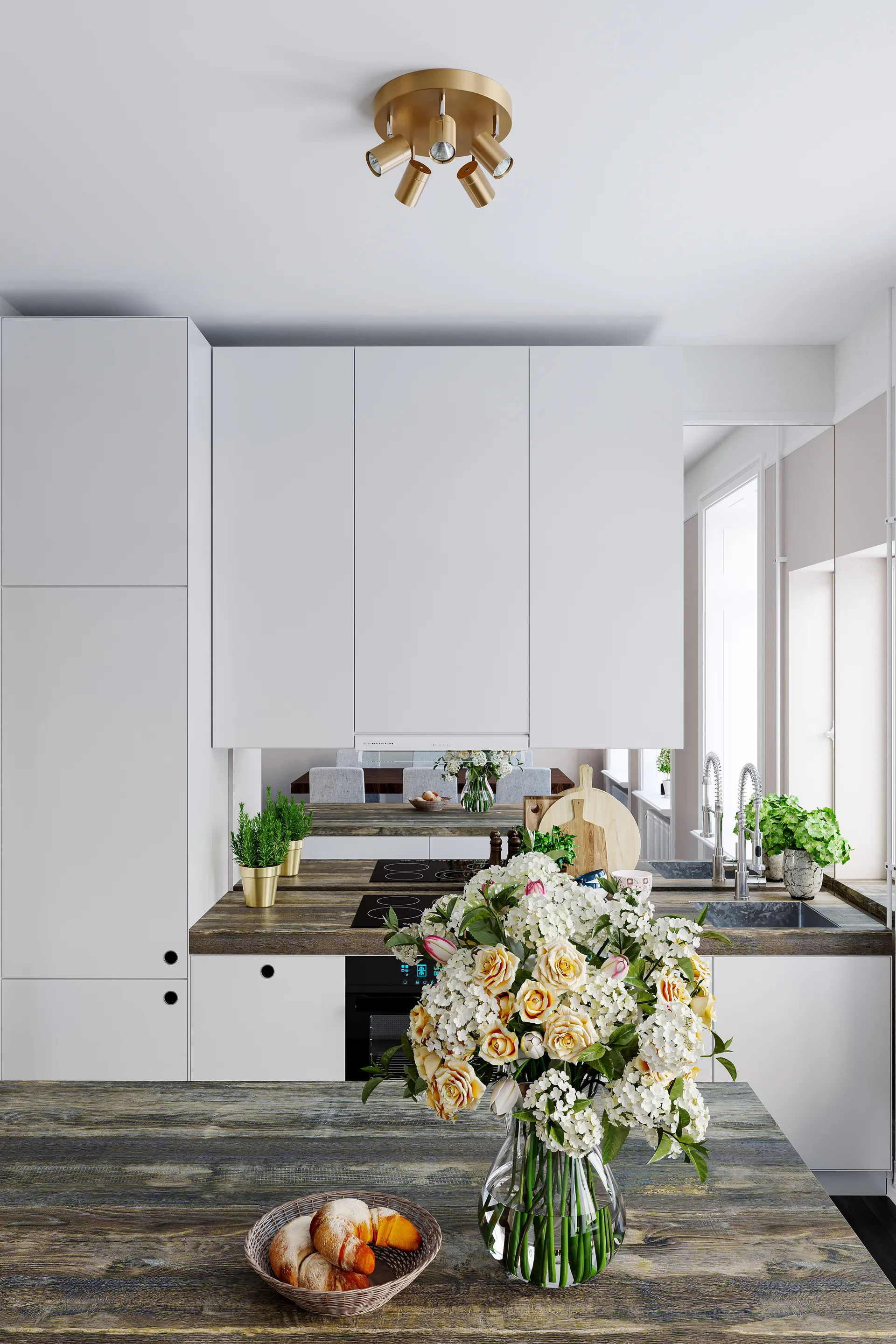 Correct 5 loftsspotlight , Guld By Rydéns