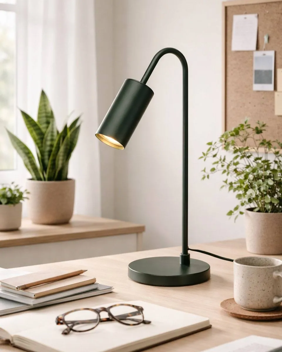 Curve bordlampe 51 cm, Matgrøn By Rydéns