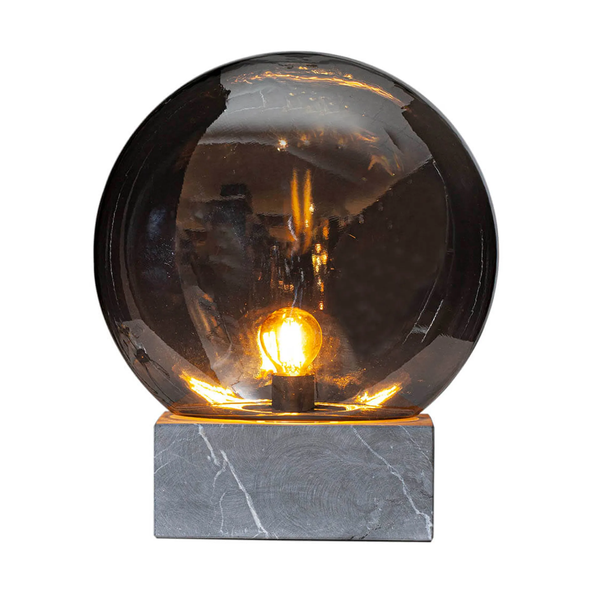 Glori bordlampe Ø30 cm, Røggrå By Rydéns