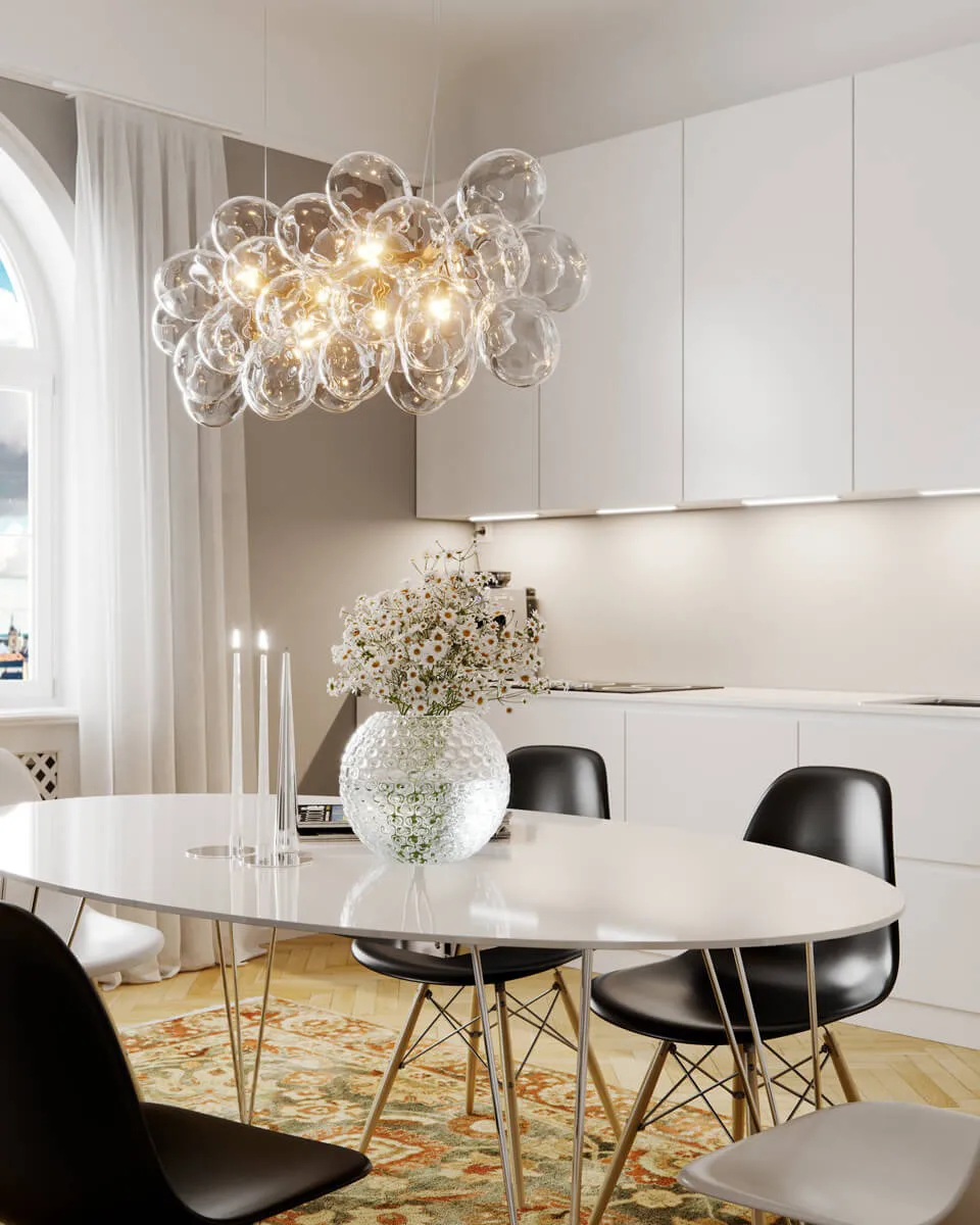 Gross Bar loftlampe 80 cm, Messing-klar By Rydéns