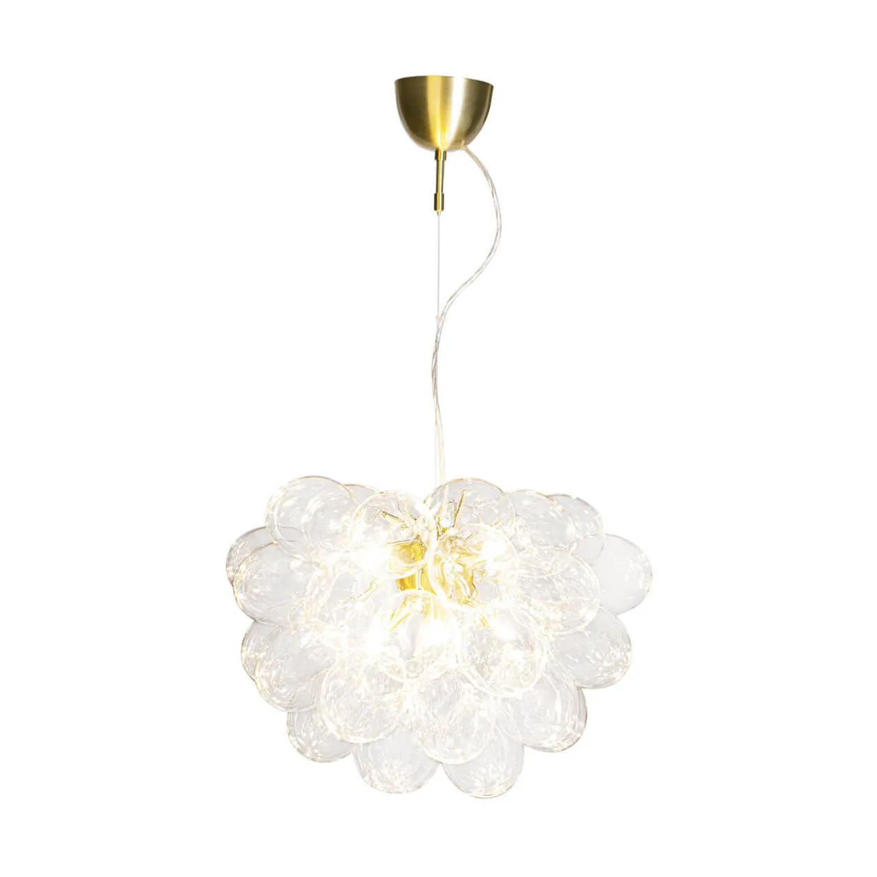 Gross loftlampe Ø50 cm, Messing-klar By Rydéns