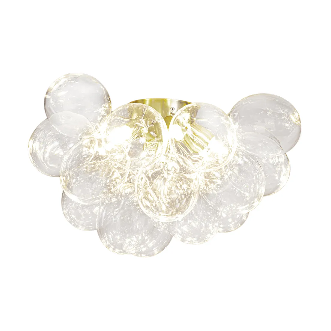 Gross loftlampe Ø50 cm, Messing-klar By Rydéns