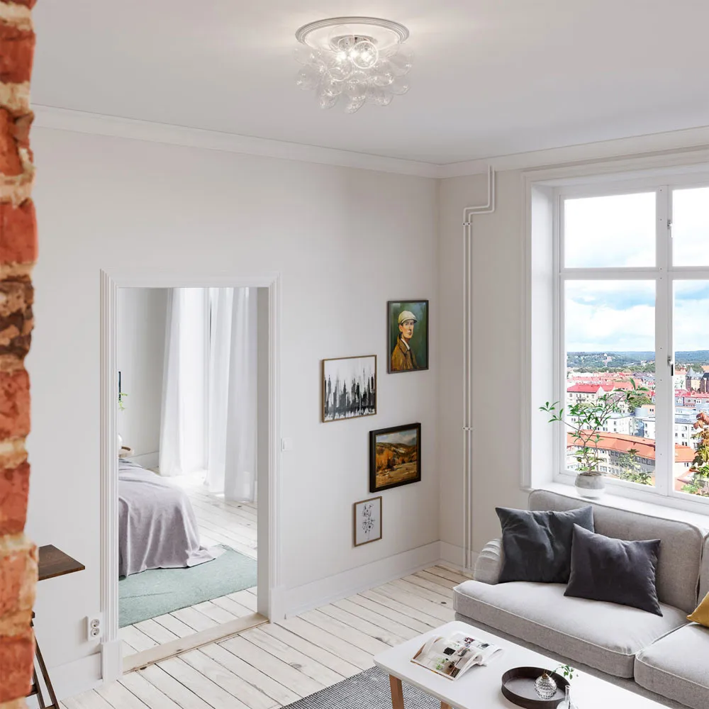 Gross plafond, glas klart, stor By Rydéns