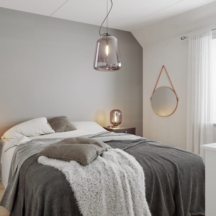 Leola loftslampe Ø33 cm, Sort/Røggrå By Rydéns