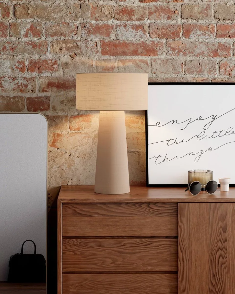 Linum bordlampe, Beige, 50 cm By Rydéns