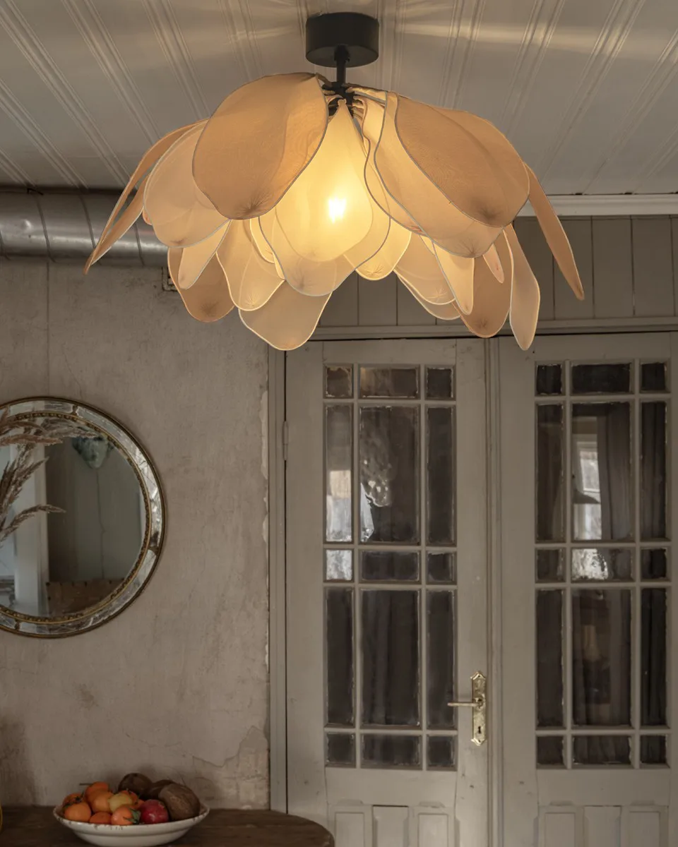 Lou Lou loftlampe Ø80 cm, Natur By Rydéns