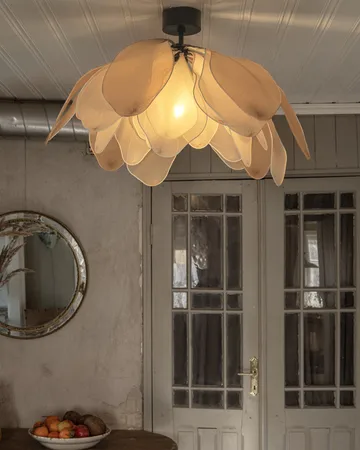 Lou Lou loftlampe Ø80 cm - Natur - By Rydéns