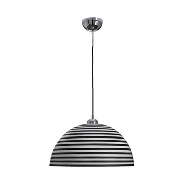 Stripe loftslampe - Sort-hvid, Ø45 cm - By Rydéns