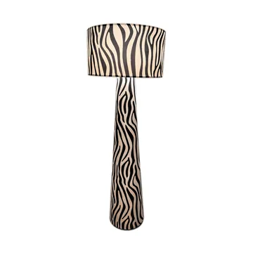Zany Zebra gulvlampe - Sort-hvid, 144 cm - By Rydéns