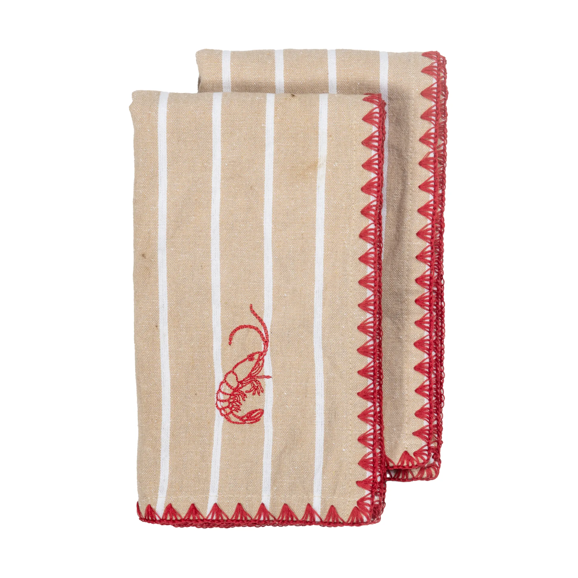 Bubba stofserviet 45x45 cm 2-pak, Beige Byon