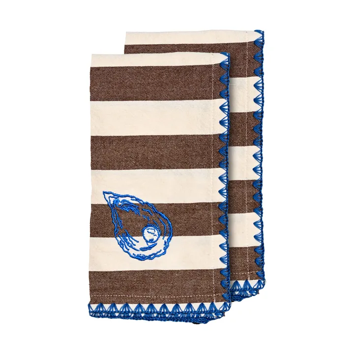 Bubba viskestykke 50x70 cm 2-pak - Oyster - Byon