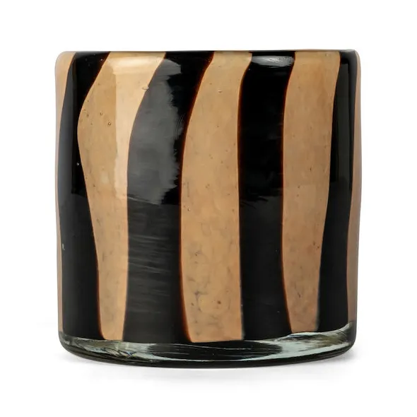 Byon Calore fyrfadsstage XS Ø10 cm Black/Beige