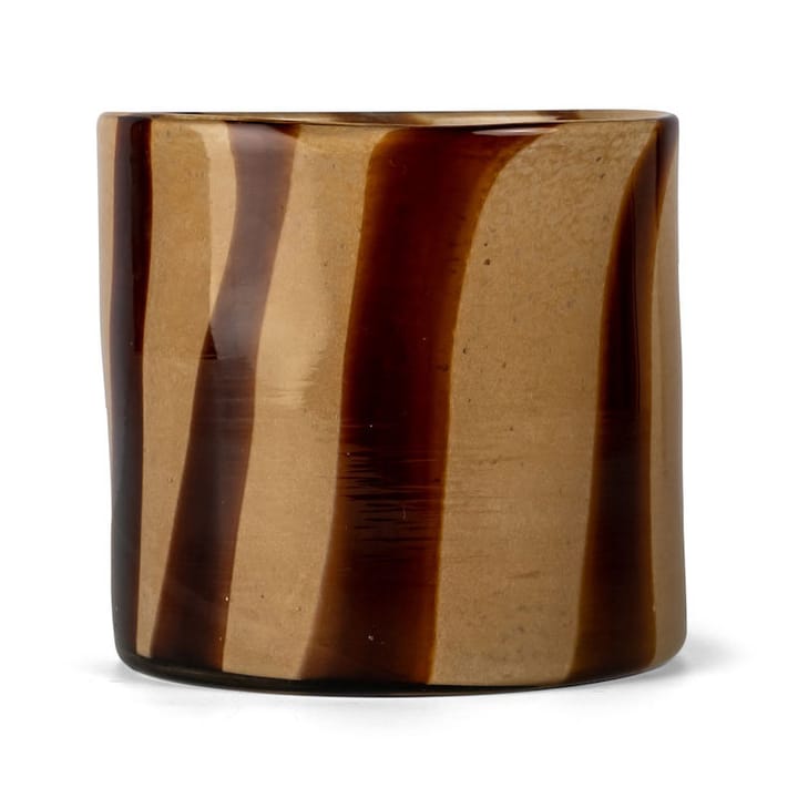 Calore fyrfadsstage/vase M Ø15 cm, Brown/Beige Byon