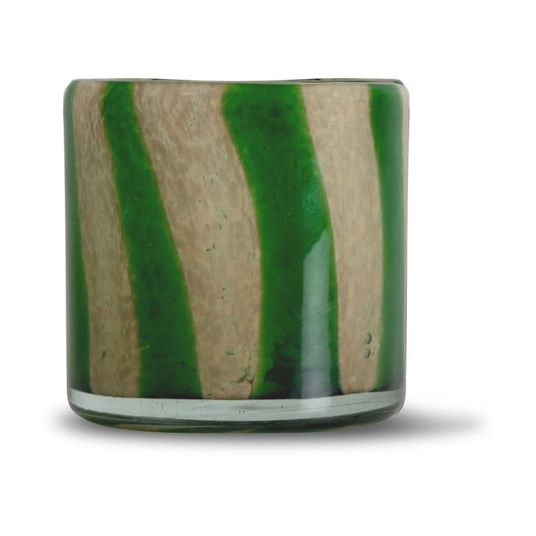 Byon Calore fyrfadsstage/vase M Ø15 cm Green/Beige