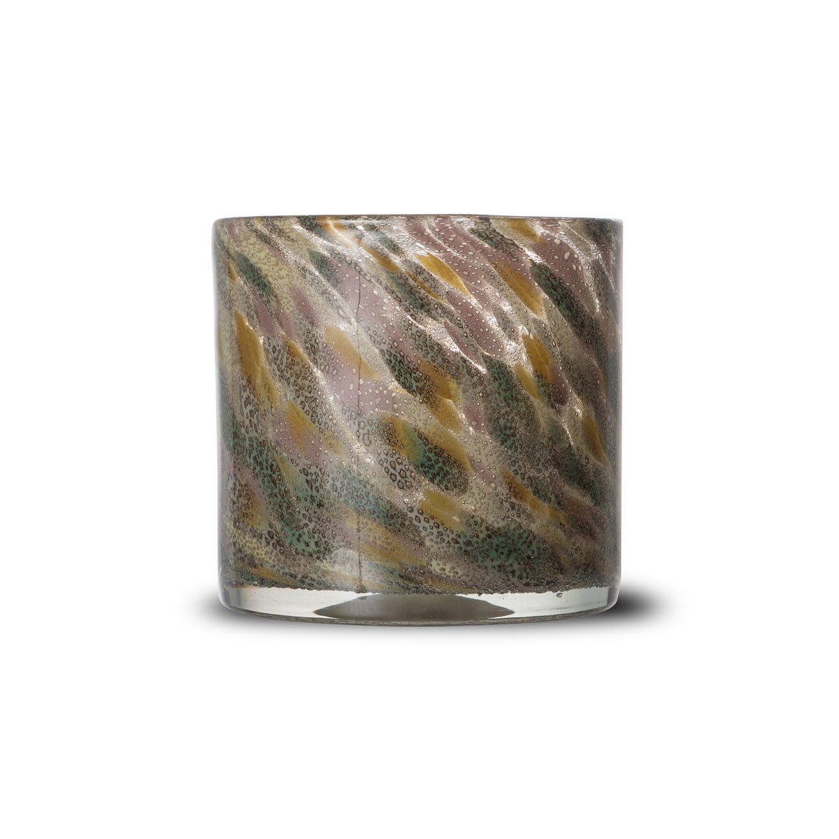Byon Calore fyrfadsstage/vase M Ø15 cm Multi (Yellow/Green/Pink)