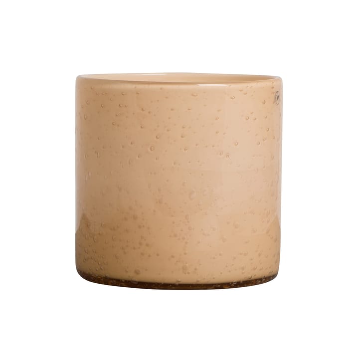 Calore fyrfadsstage/vase M Ø15 cm - Peach - Byon