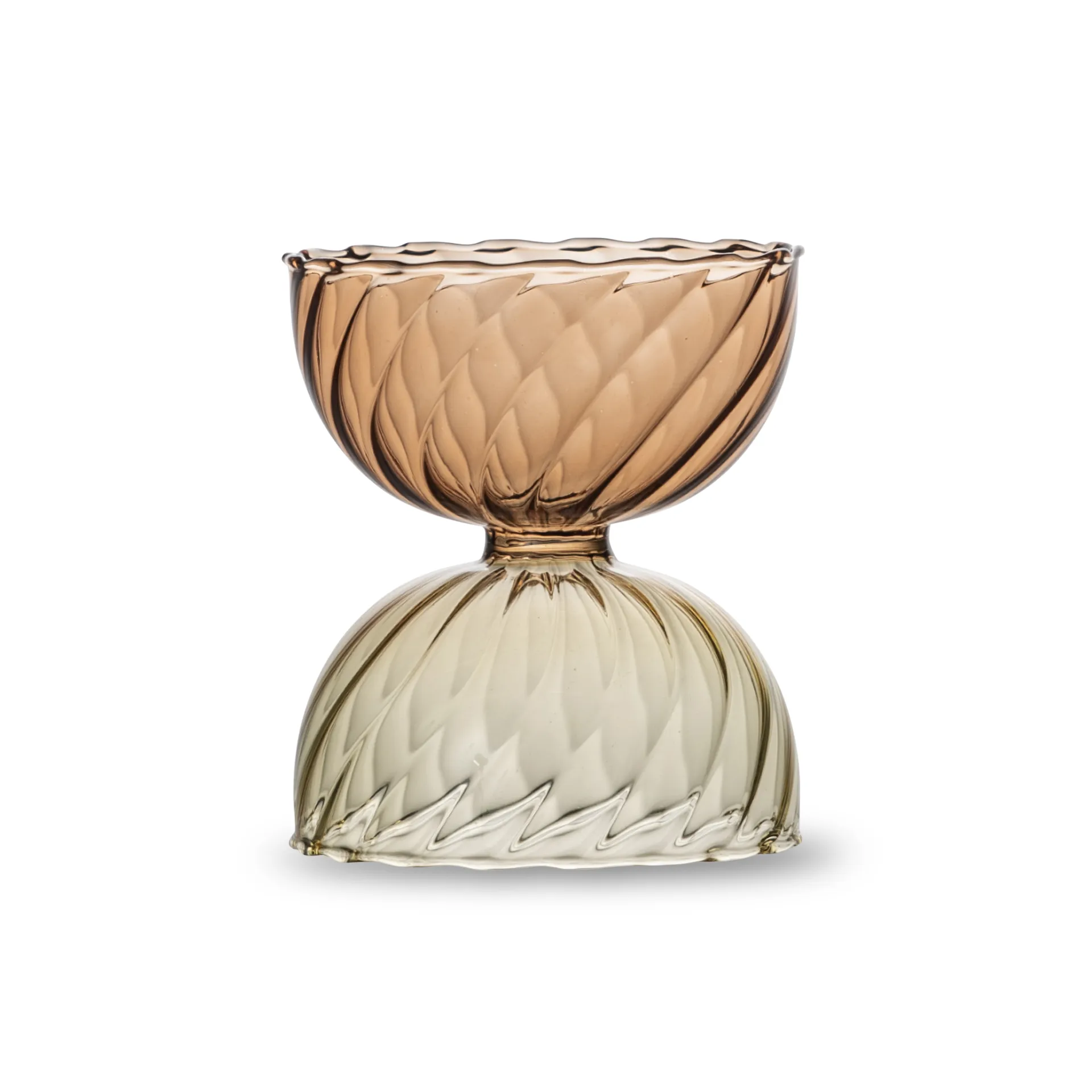 Carameli skål 13 cm, Orange/Beige Byon