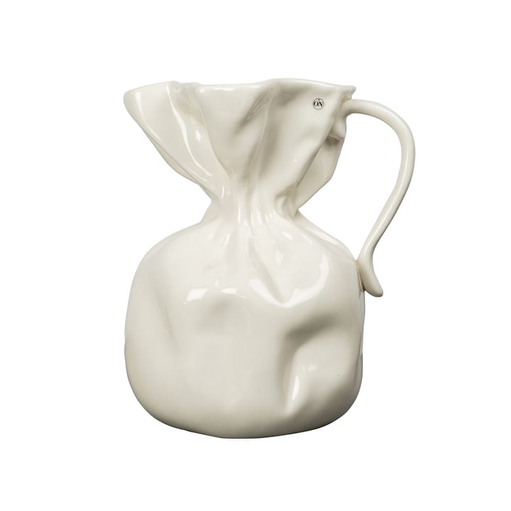 Crumple vase, Hvid Byon